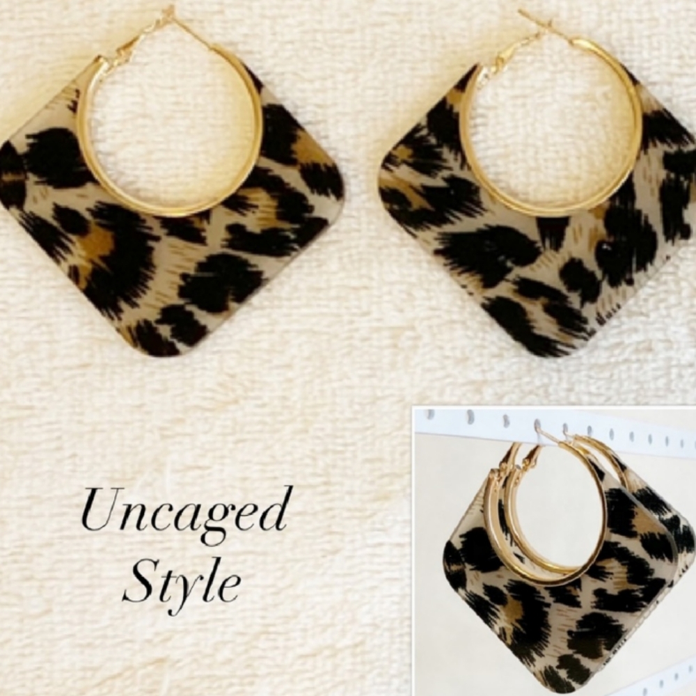 Animal Print Fashion Earrings